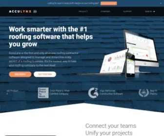 Acculynx.com(Best Roofing CRM Software) Screenshot
