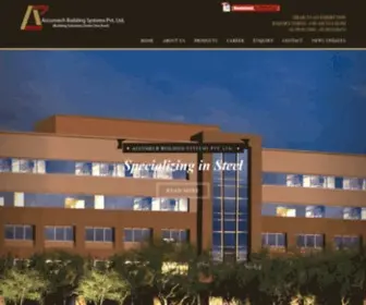 Accumechprefab.com(Pre Engineered Building) Screenshot