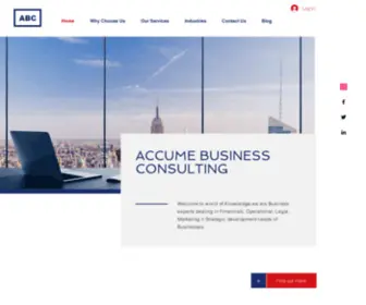 Accume.consulting(Accume Consulting Group) Screenshot