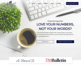 Accumul8Advantage.com.au(Financial Copywriter) Screenshot