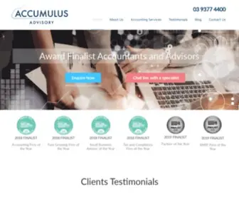 Accumulusadvisory.com.au(Tax Accountants & Business Consulting Essendon) Screenshot