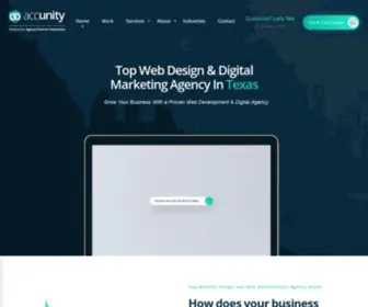 Accunity.com(Top Dallas Web Design & Digital Marketing Agency) Screenshot