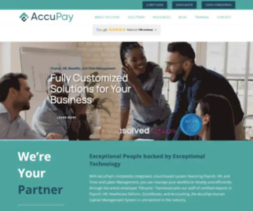 Accupay.com(Payroll and Tax Services) Screenshot