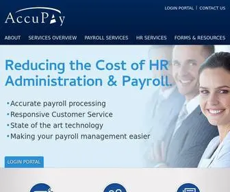 Accupay.net(Home » Accupay) Screenshot