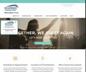 Accuquest.net(Helping more people hear better) Screenshot