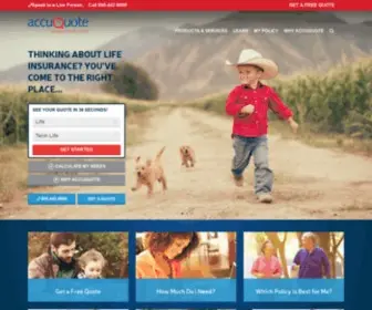 Accuquote.com(Term Life Insurance) Screenshot