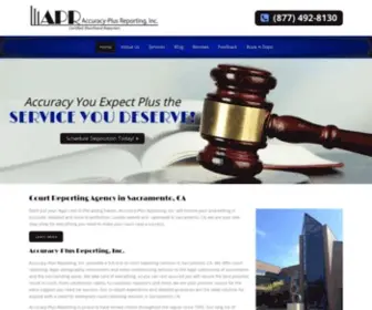Accuracy-Plus.net(Accuracy-Plus Reporting) Screenshot
