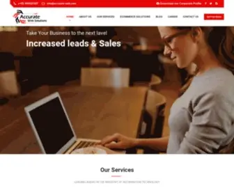 Accurate-Web.com(Best Website Design and Development) Screenshot
