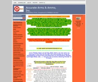 Accuratearmsandammo.com(Accurate Arms & Ammo) Screenshot