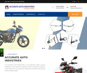 Accurateautoind.com(Accurate Auto Industries in Ludhiana) Screenshot