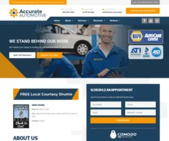 Accurateautomotiveaz.com(Auto Repair Mesa AZ) Screenshot