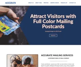 Accurateaz.com(Direct Mail Marketing) Screenshot