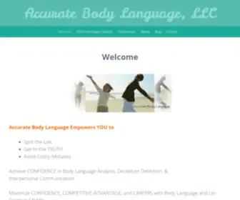 Accuratebodylanguage.com(Accurate Body Language) Screenshot