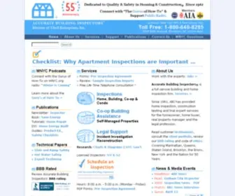 Accuratebuilding.com(Accurate Building Inspectors ®) Screenshot