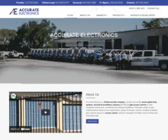 Accurateelectronics.com(Gate Access Controls) Screenshot