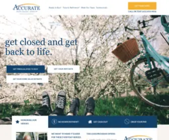 Accuratemtg.com(Accurate Mortgage Group) Screenshot