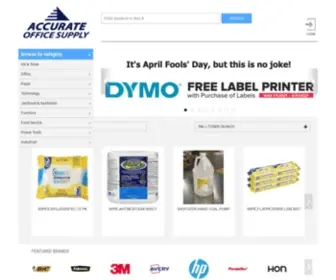 Accurateofficesupply.com(Accurate Office Supply) Screenshot