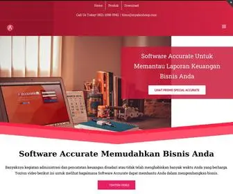 Accurateofficial.com(Accurate Accounting Software RESMI) Screenshot