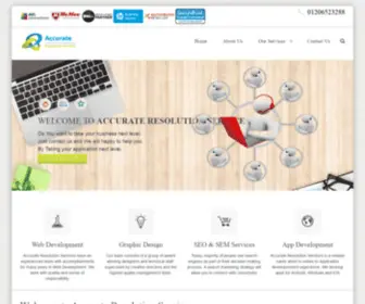 Accurateresolutionservices.com(Accurate Resolution Services) Screenshot