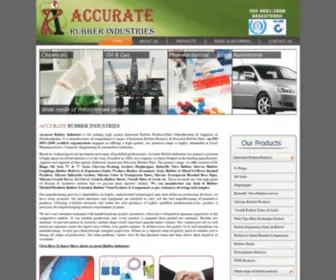 Accurateseals.com(Rubber Products Manufacturers) Screenshot