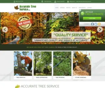 Accuratetree.com(Accurate Tree Service I Professional Tree Service NH & Northern MA) Screenshot