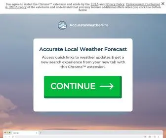 Accurateweatherpro.com(Accurate Weather Pro) Screenshot