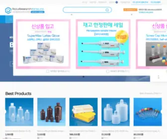 Accuresearch.co.kr(실험기자재 전문 쇼핑몰) Screenshot