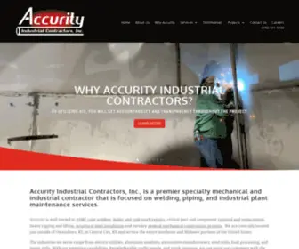 Accurityindustrial.com(Accurity Industrial Contractors) Screenshot