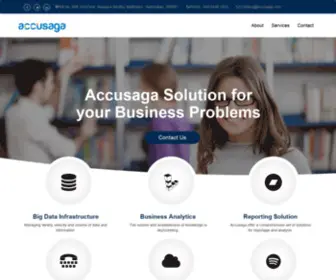 Accusaga.com(Homepage) Screenshot