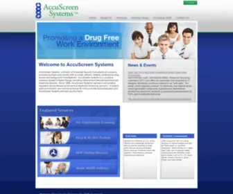 Accuscreensystems.com(AccuScreen Systems) Screenshot