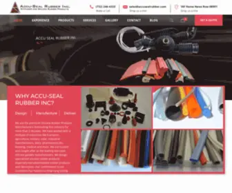 Accusealrubber.com(Accu Seal Rubber) Screenshot