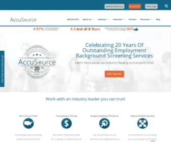 Accusource-Online.com(AccuSource, Inc) Screenshot