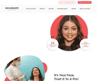 Accuteeth.com(Delivering Smiles) Screenshot