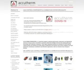 Accutherm.com.au(Gas Control Components & Combustion System Specialists // Accutherm) Screenshot