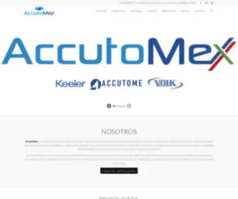 Accutomex.com(Homepage) Screenshot