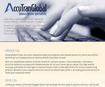 Accutranglobal.com(AccuTran Global) Screenshot