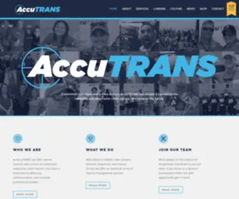 Accutransinc.com(AccuTRANS Inc) Screenshot