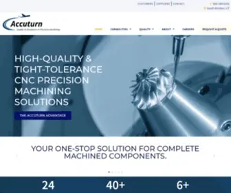 Accuturnmfg.com(Providing High) Screenshot