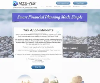 Accuvestplanning.com(We believe that financial planning) Screenshot