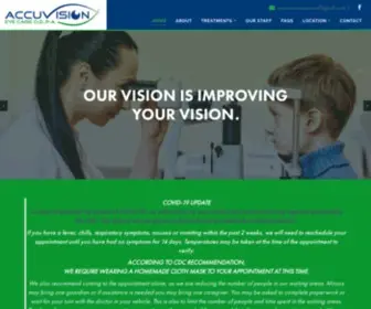 Accuvisioneye.com(Accuvision Eye Care) Screenshot