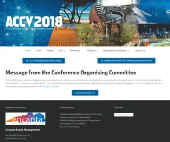 ACCV2018.net(ACCV 2018) Screenshot