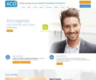 ACD-Groupe.fr(Accueil) Screenshot