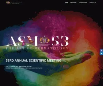 ACDasm.com(Australasian College of Dermatologists Annual Scientific Meeting 2021) Screenshot