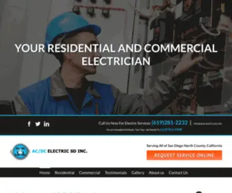 ACDcelectricsd.com(ACDcelectricsd) Screenshot