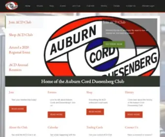 ACDclub.org(The ACD Club’s mission) Screenshot