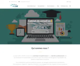 ACDe-Conseil.com(Cabinet de conseil en Management et PMO) Screenshot