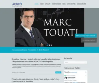 ACDefi.com(Aux commandes de l'économie et de la finance) Screenshot