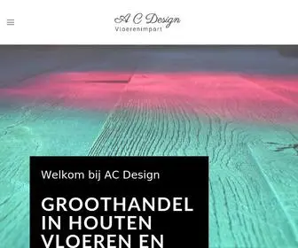 ACDesign.nl(Groothandel houten vloeren en tegels) Screenshot