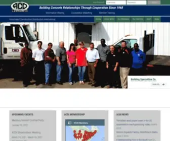 ACDi.net(Associated Construction Distributors International (ACDI)) Screenshot