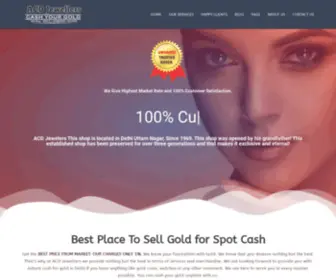 ACDjewellers.com(Cash For Gold) Screenshot